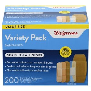 Walgreens Bandage Variety Pack - 200.0 ea