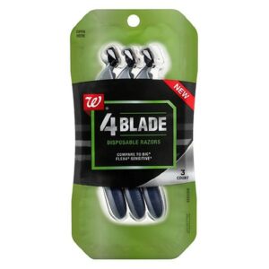 Walgreens Beauty 4 Blade Disposable Razors - 3.0 ea