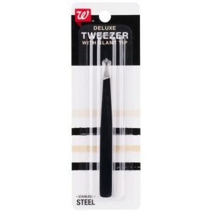 Walgreens Beauty Deluxe Slant Tip Tweezer - 1.0 ea