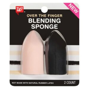 Walgreens Beauty Fits on Finger Blending Sponge - 1.0 ea x 2 pack