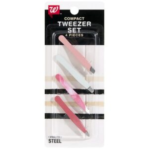 Walgreens Beauty Mini 4 Piece Tweezer Set - 1.0 ea