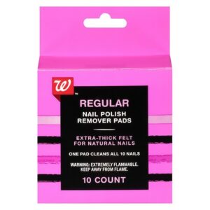 Walgreens Beauty Regular Nail Polish Remover Pad - 10.0 ea