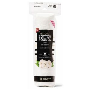 Walgreens Beauty Textured Cotton Rounds - 80.0 ea