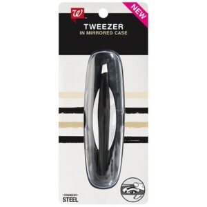 Walgreens Beauty Tweezer In Mirrored Case - 1.0 ea