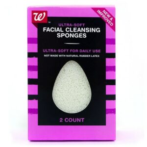 Walgreens Beauty Ultra-Soft Facial Cleansing Sponges - 2.0 ea