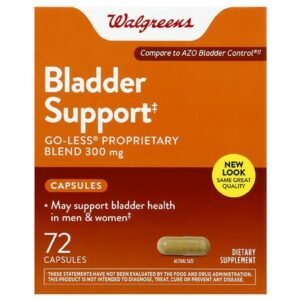 Walgreens Bladder Control Caplets - 72.0 ea