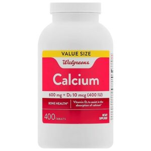 Walgreens Calcium 600 mg + D3, Tablets - 400.0 ea