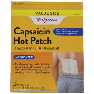 Walgreens Capsaicin Hot Patch - 3.0 ea