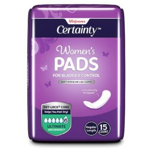 Walgreens Certainty Women's Bladder Control Pads Ultimate Absorbency Ultimate - 15.0 ea