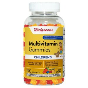 Walgreens Children's Multivitamin Gummy Cherry, Mixed Berry, Orange, Pineapple - 190.0 ea