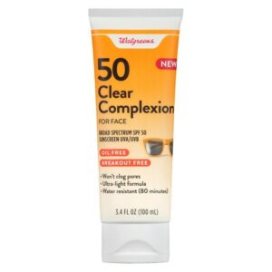 Walgreens Clear Face SPF50 Lotion - 3.4 fl oz