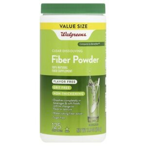 Walgreens Clear Soluble Fiber Supplement Powder - 16.7 oz