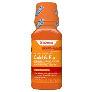 Walgreens Cold and Flu Relief Liquid Day - 8.0 oz