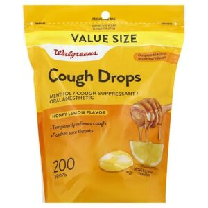 Walgreens Cough Drops Honey Lemon - 200.0 ea