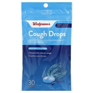 Walgreens Cough Drops Menthol - 30.0 ea