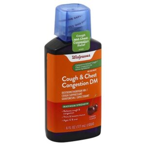 Walgreens Cough & Chest Congestion DM Cherry - 6.0 fl oz