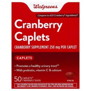 Walgreens Cranberry Urinary Tract Health Caps - 50.0 ea