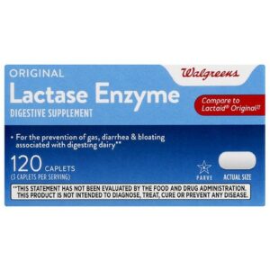 Walgreens Dairy Relief Lactase Enzyme/Dietary Supplement - 120.0 ea