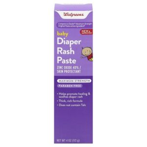 Walgreens Diaper Rash Paste - 4.0 OZ