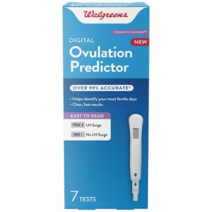 Walgreens Digital Ovulation Predictor - 1.0 ea x 7 pack