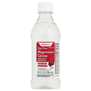 Walgreens Dye-Free Magnesium Citrate Cherry - 10.0 FL OZ