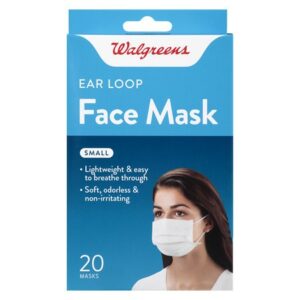 Walgreens Earloop Face Masks Small - 20.0 ea