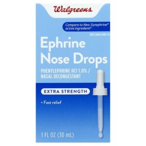 Walgreens Ephrine Nose Drops - 1.0 fl oz