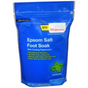 Walgreens Epsom Salt Bag with Baking Soda Peppermint - 32.0 oz