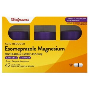 Walgreens Esomeprazole Magnesium Capsules - 42.0 ea