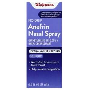 Walgreens Extra Moisturizing No Drip 12 Hour Nasal Spray - 0.5 fl oz