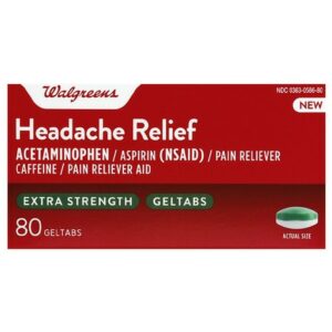 Walgreens Extra Strength Headache Relief Migraine Geltabs - 20.0 ea