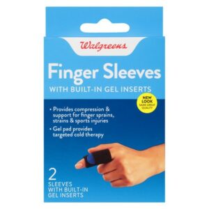 Walgreens Finger Sleeves with Built-In Gel Inserts - 2.0 ea