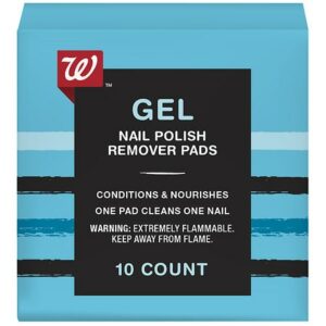 Walgreens Gel Nail Polish Remover Pads - 10.0 ea