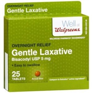 Walgreens Gentle Laxative Tablets - 25.0 ea