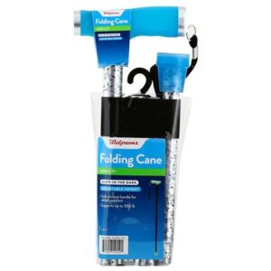 Walgreens Glow & Go Folding Cane - 1.0 ea