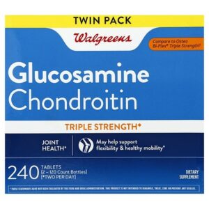 Walgreens Glucosamine Chondroitin With MSM Supplement - 120.0 ea x 2 pack