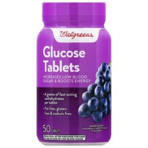 Walgreens Glucose Dietary Supplement Tablets Grape - 50.0 ea