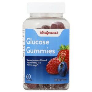 Walgreens Glucose Gummies Blueberry, Raspberry and Strawberry - 60.0 ea x 60 pack