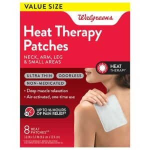 Walgreens Heat Therapy Patches For Neck, Arm, Leg & Small Areas - 8.0 ea