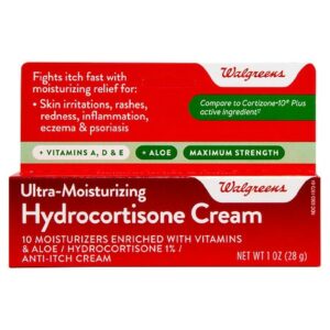 Walgreens Hydrocortisone 1% Anti-Itch Cream Plus 10 Moisturizers - 1.0 OZ