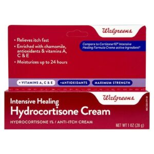 Walgreens Hydrocortisone 1% Intensive Healing Anti-itch Cream - 1.0 oz