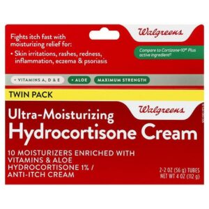 Walgreens Hydrocortisone Plus Cream - 2.0 oz x 2 pack