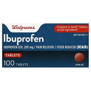 Walgreens Ibuprofen Pain Reliever/Fever Reducer 200mg Tablets - 100.0 ea