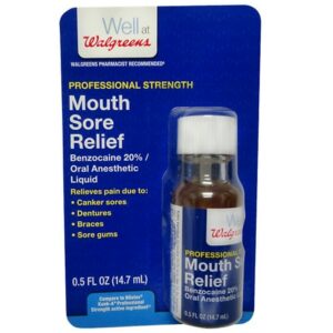 Walgreens Instant Mouth Sore Relief Liquid - 0.5 fl oz