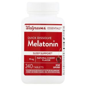 Walgreens Melatonin 10mg Quick Dissolve - 240.0 ea