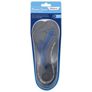 Walgreens Men's Plantar Fascia Orthotic Insoles - 1.0 pr