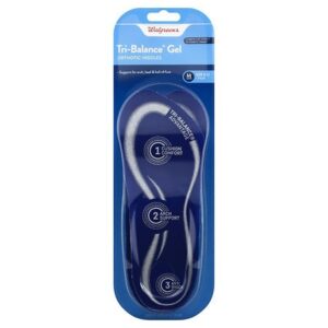 Walgreens Men's Tri-Balance Gel Orthotic Inserts 8-12 - 1.0 ea