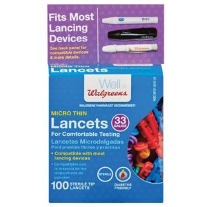 Walgreens Micro Thin Sterile Tip Lancets - 100.0 ea