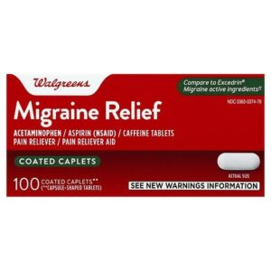 Walgreens Migraine Relief Caplets - 100.0 ea