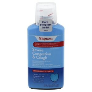 Walgreens Mucus DM Severe Congestion Syrup Mint - 6.0 fl oz